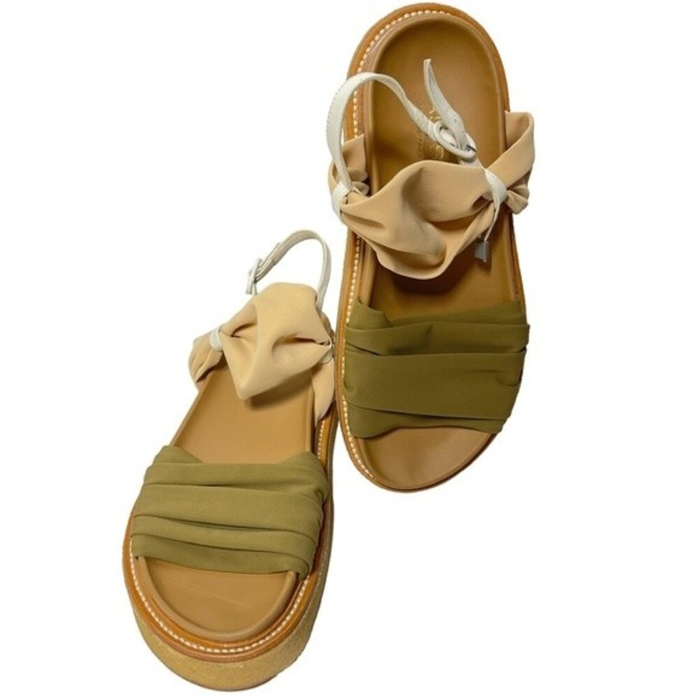 Alysi Leather Platform Shoes 39 NWOB